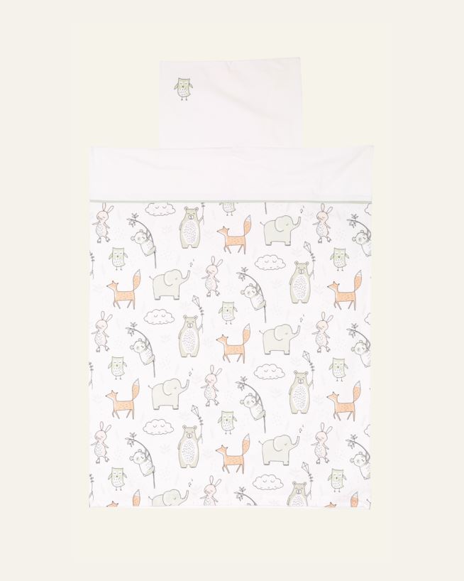 Flanell påslakanset multi - 100x130 cm multi - 1