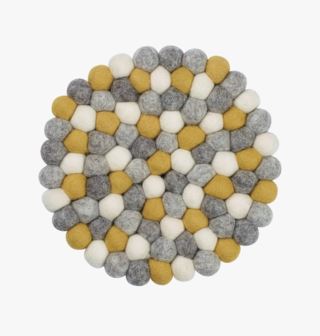 Local Chef | Ull Multi Grytunderlägg Gul - ø 21 Cm