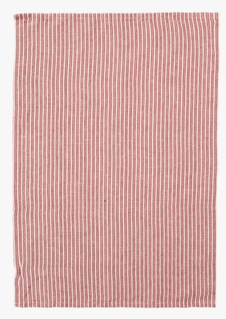 Lorida kökshandduk röd