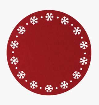 Torunn bordstablett röd
