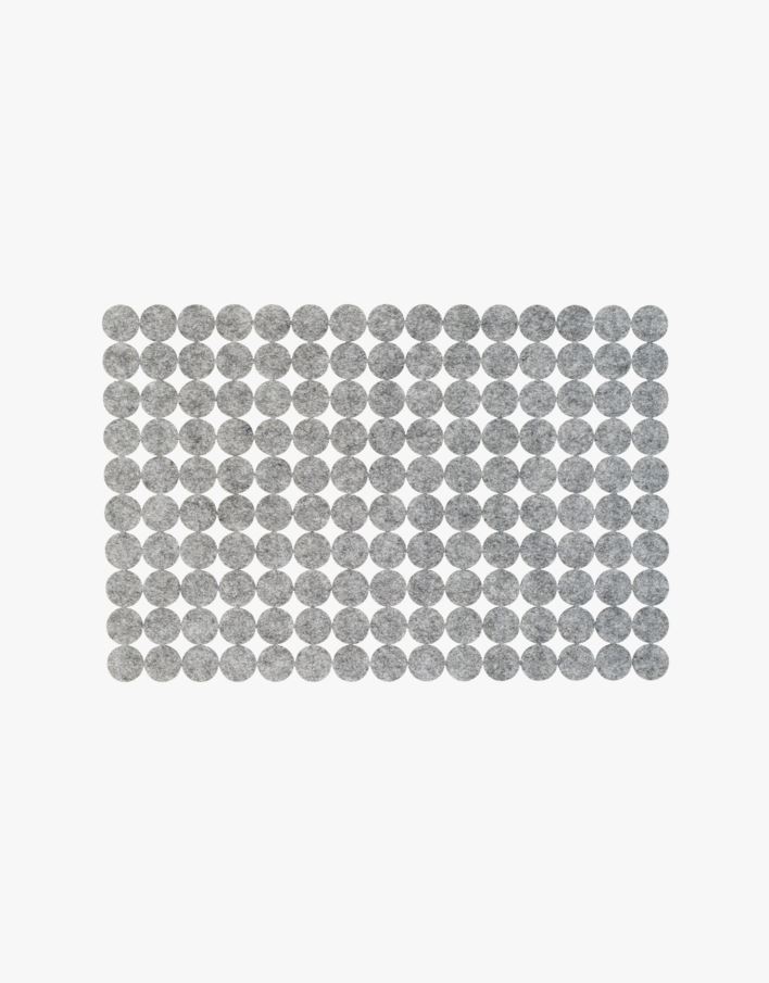 Bordstablett grå - 30x45 cm grå - 1