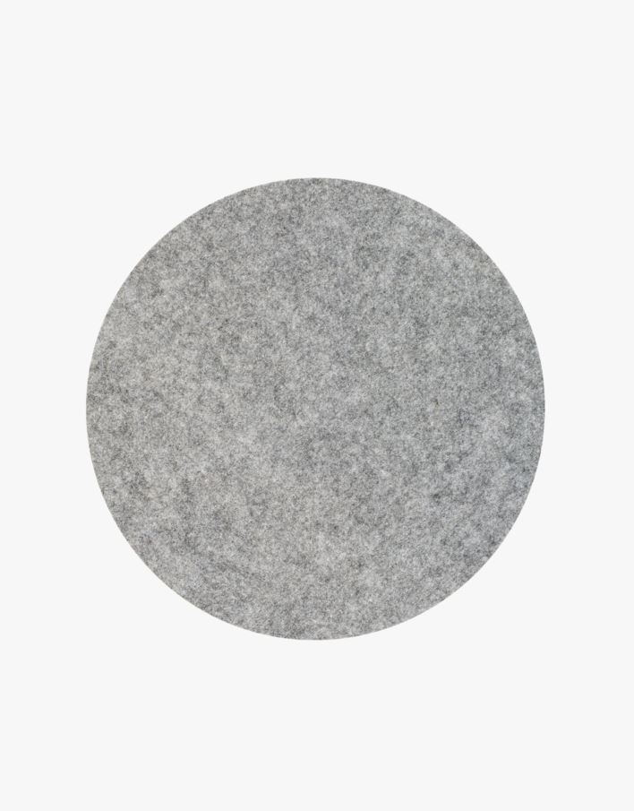 Bordstablett grå - ø38 cm grå - 1
