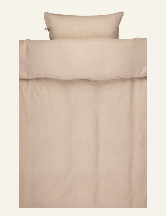 Påslakanset i linne & bomull natur - 2