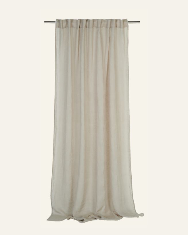 Linnegardin mörk sand - 140x250 cm mörk sand - 1