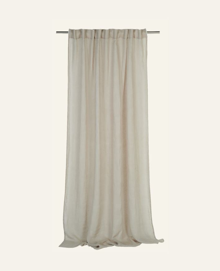 Linnegardin mörk sand - 140x250 cm mörk sand - 1