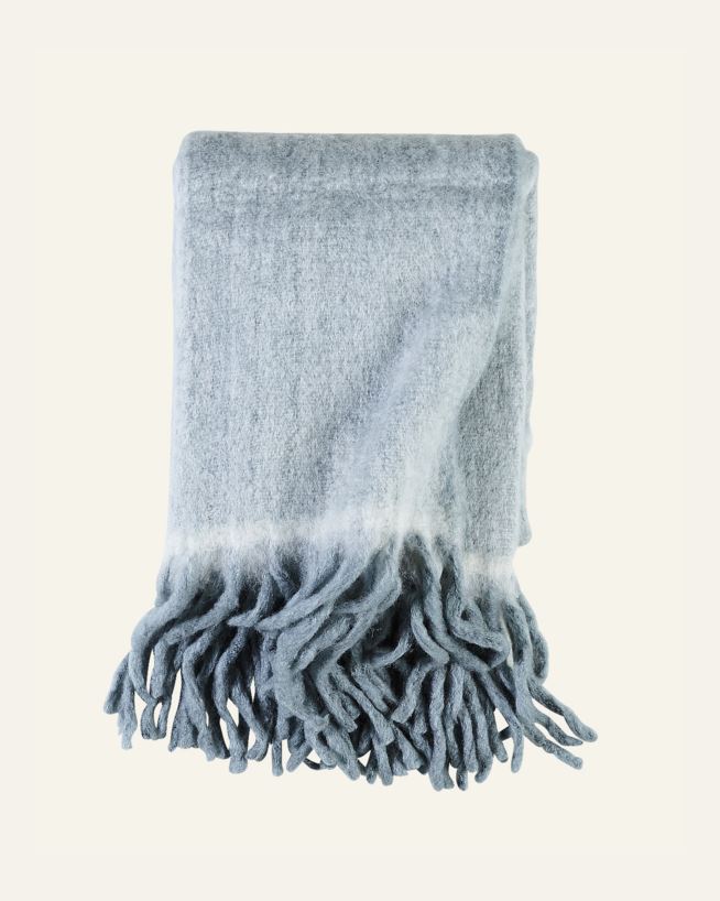 Pläd blå - 130x170 cm blå - 1