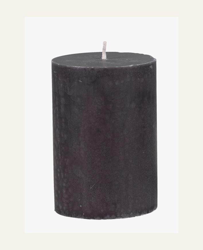 Blockljus mörkgrå - 7x10 cm mörkgrå - 1