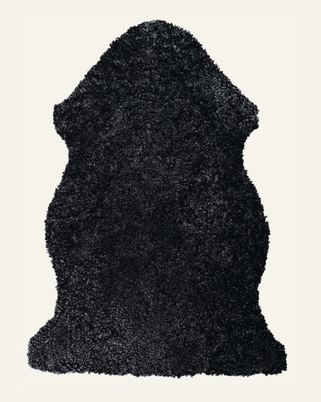 Fårskinn mörkgrå - 85 cm mörkgrå - 1