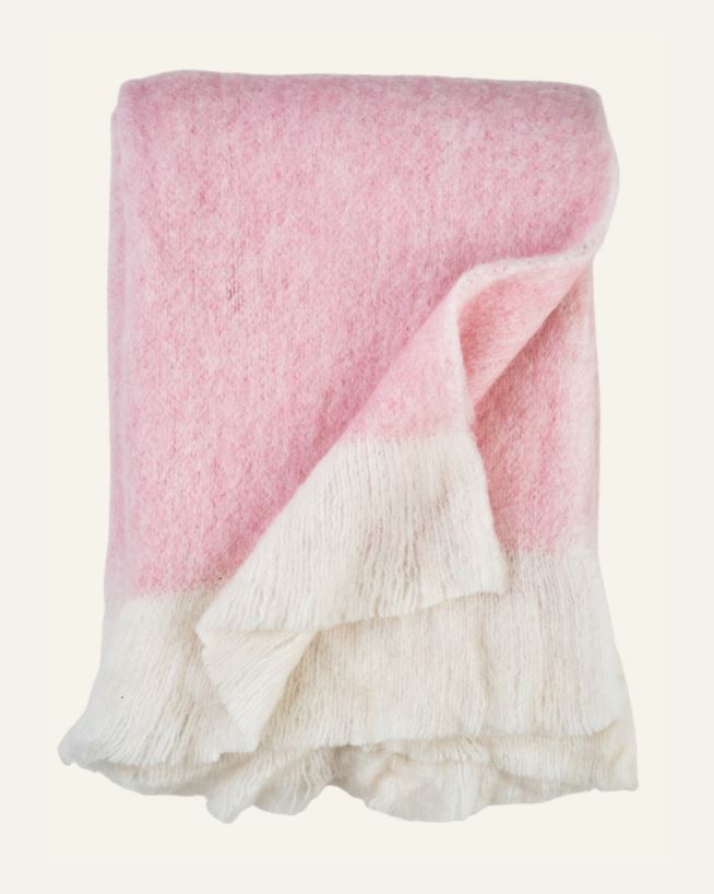 Pläd rosa - 130x170 cm rosa - 1