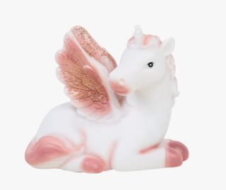 Unicorn nattlampa rosa
