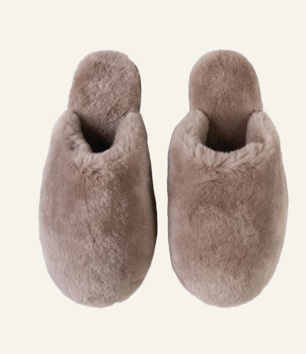 Fårskinnstofflor sand - 37/38 sand - 1