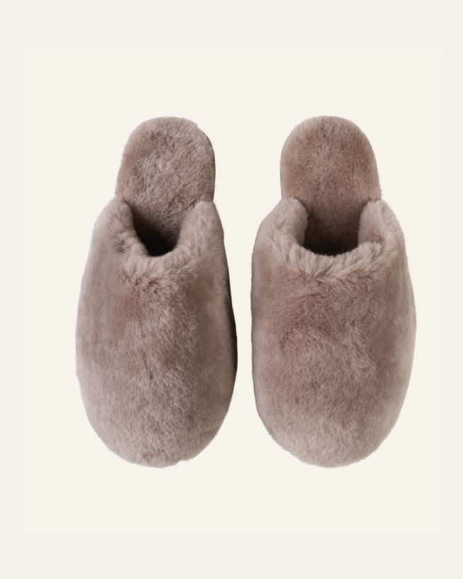 Fårskinnstofflor sand - 37/38 sand - 1