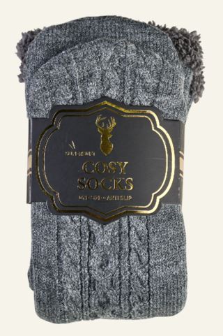 Cosy Socks strumpor ljusgrå