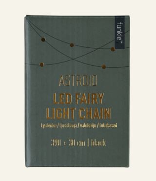 Astroid battery led-ljusslinga svart