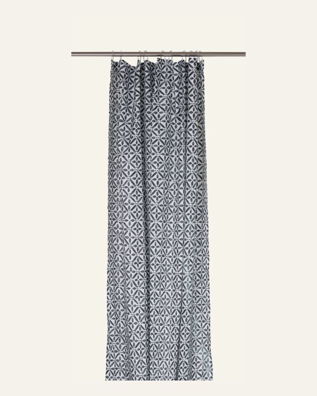 Duschdraperi grå - 180x200 cm grå - 1
