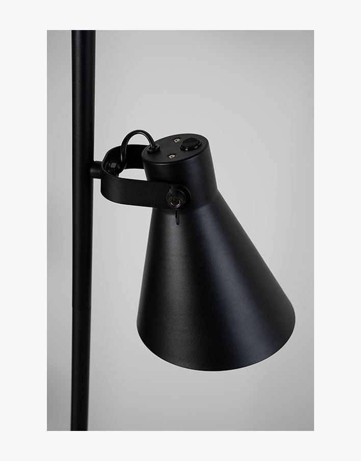 Golvlampa svart - ø16x154 cm svart - 1