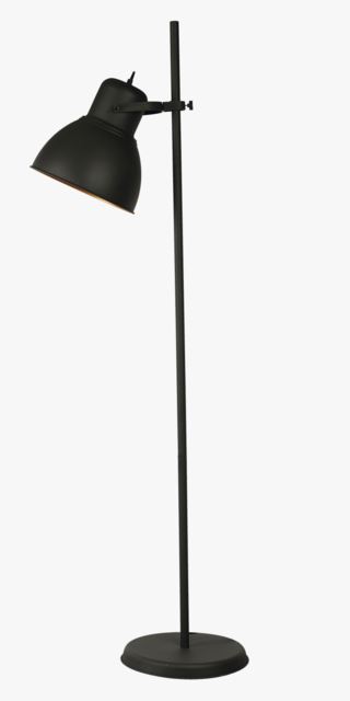 Golden golvlampa svart