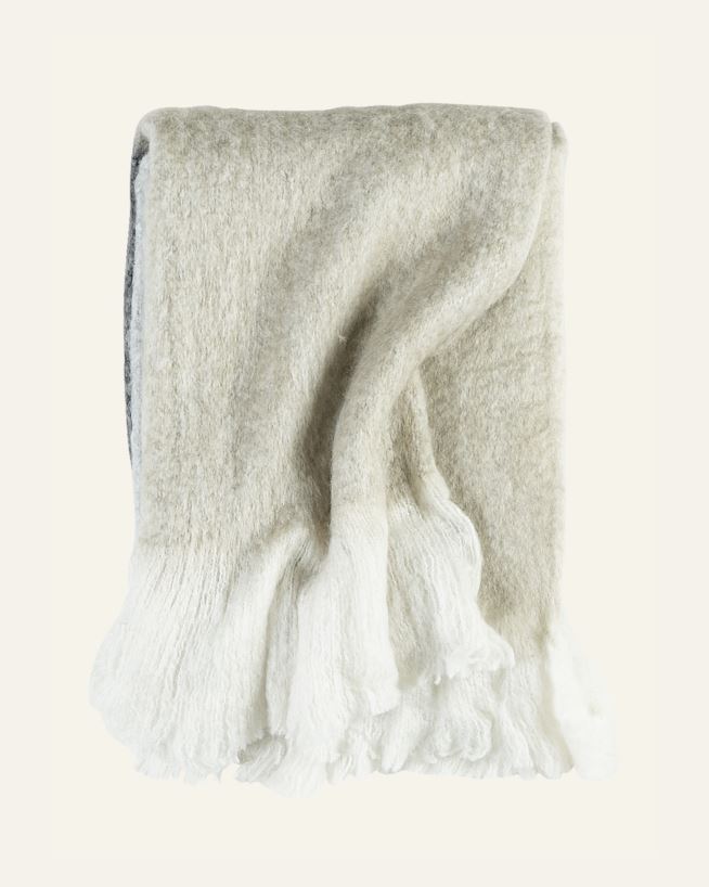 Pläd multi/grå - 130x170 cm multi/grå - 1