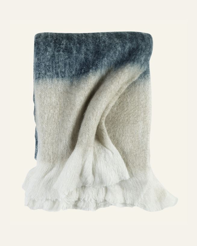 Pläd blå - 130x170 cm blå - 1