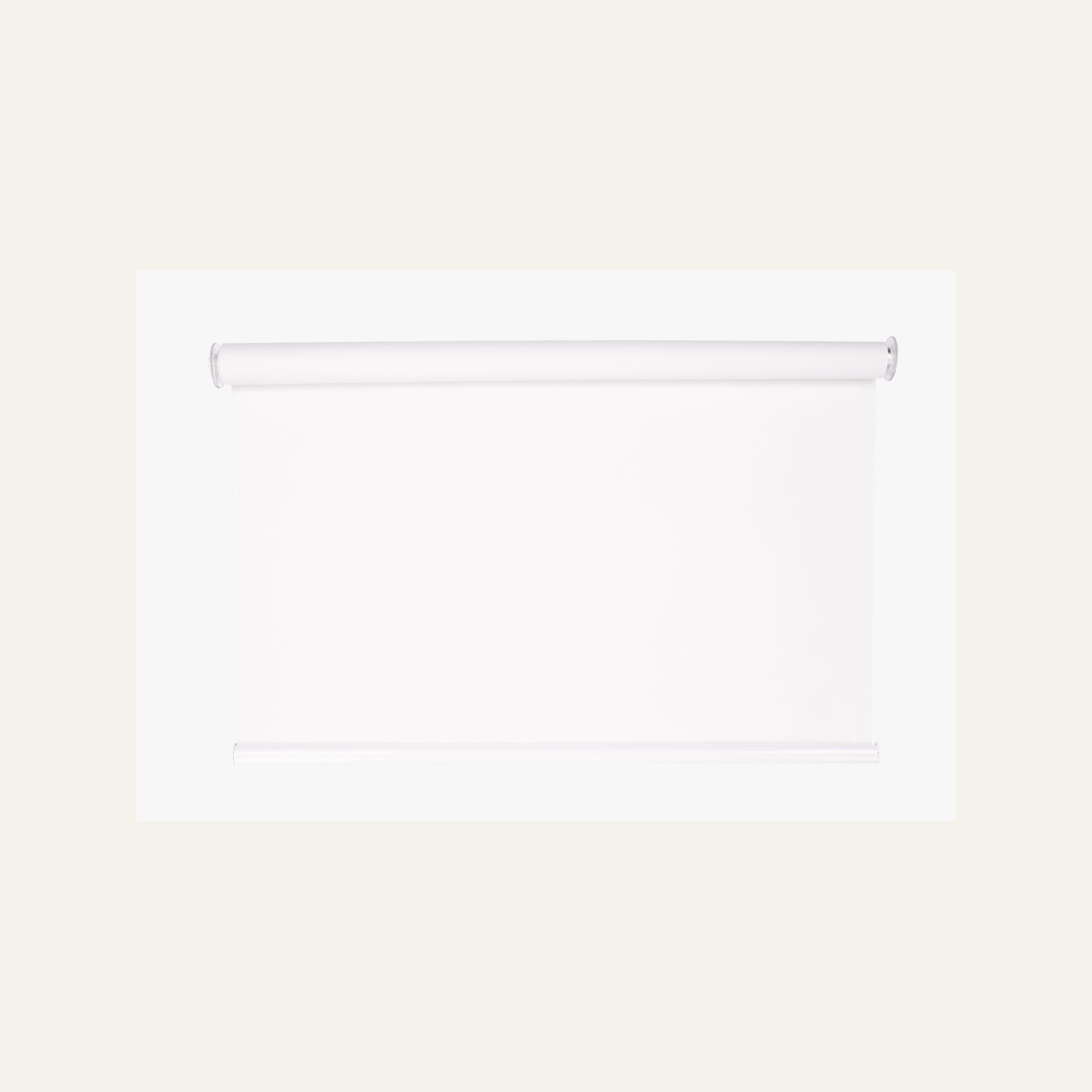 Mörkläggande rullgardin trådlös vit - 2