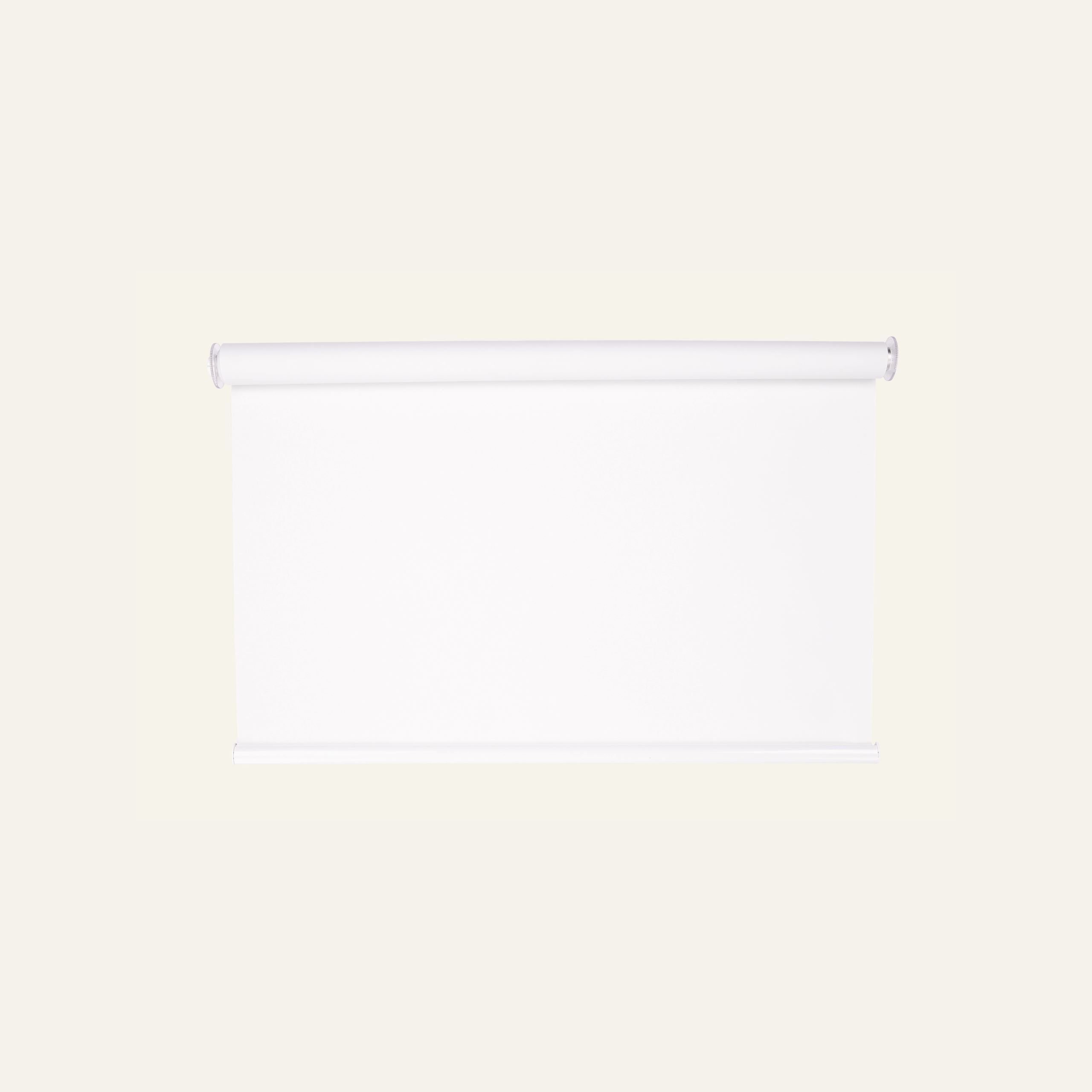 Mörkläggande rullgardin trådlös vit - 2