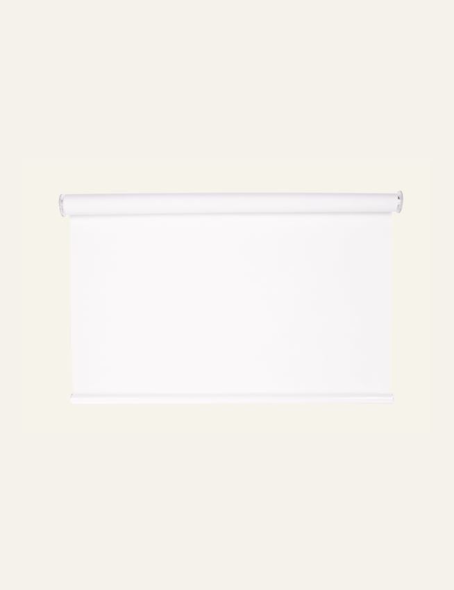 Mörkläggande rullgardin trådlös vit - 3