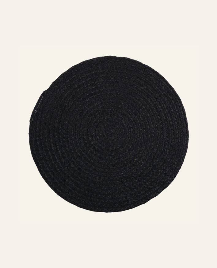 Bordstablett svart - ø38 cm svart - 1