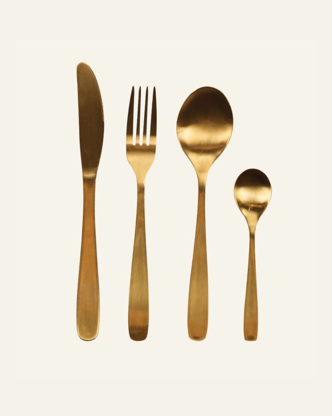 Bestick 4 delar guld - 000 guld - 1