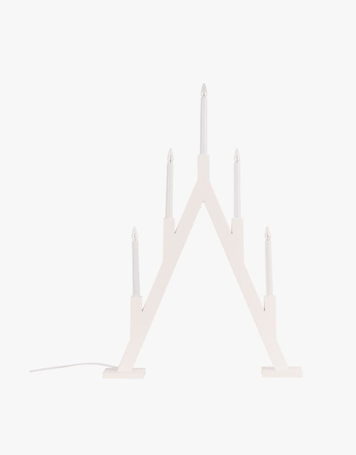 Adventsljusstake vit - 53x77 cm vit - 1