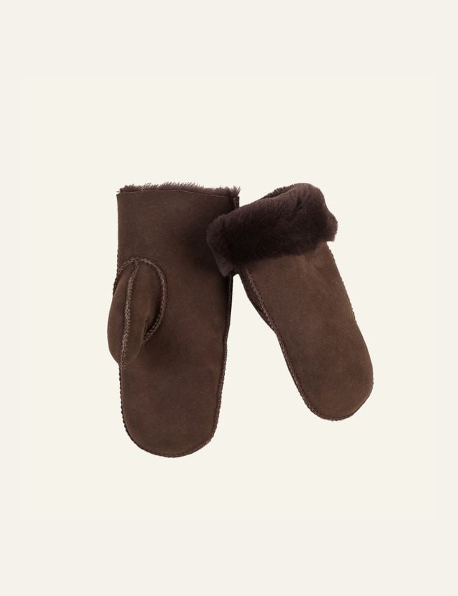 Skinnhandskar mörkbrun - 2