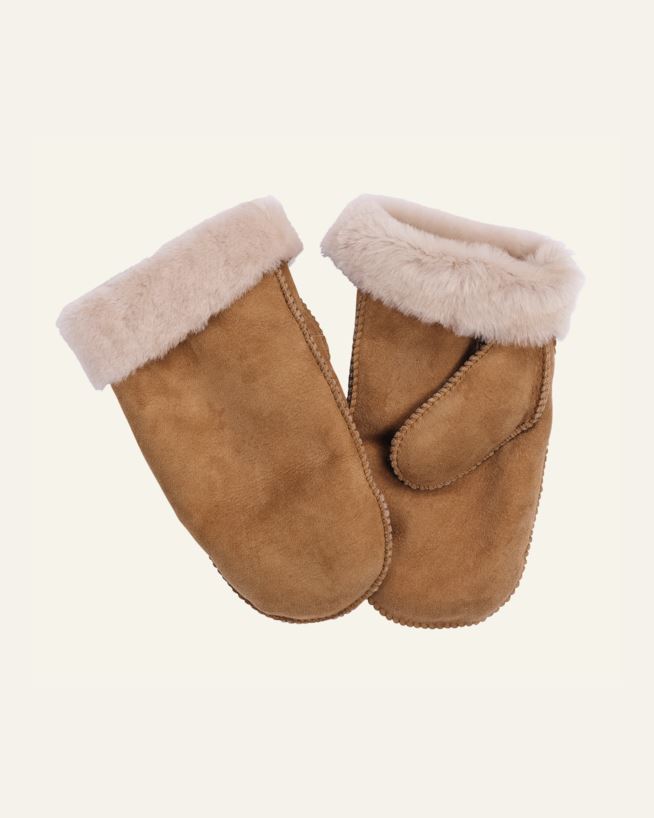 Skinnhandskar brun - one size brun - 1