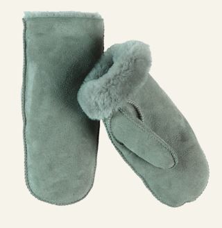 Wooly ullvantar olivgrön