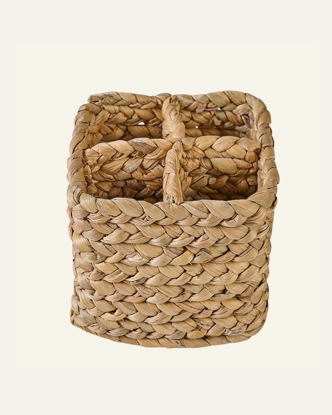 Bestickkorg natur - 15x15x13 cm natur - 1