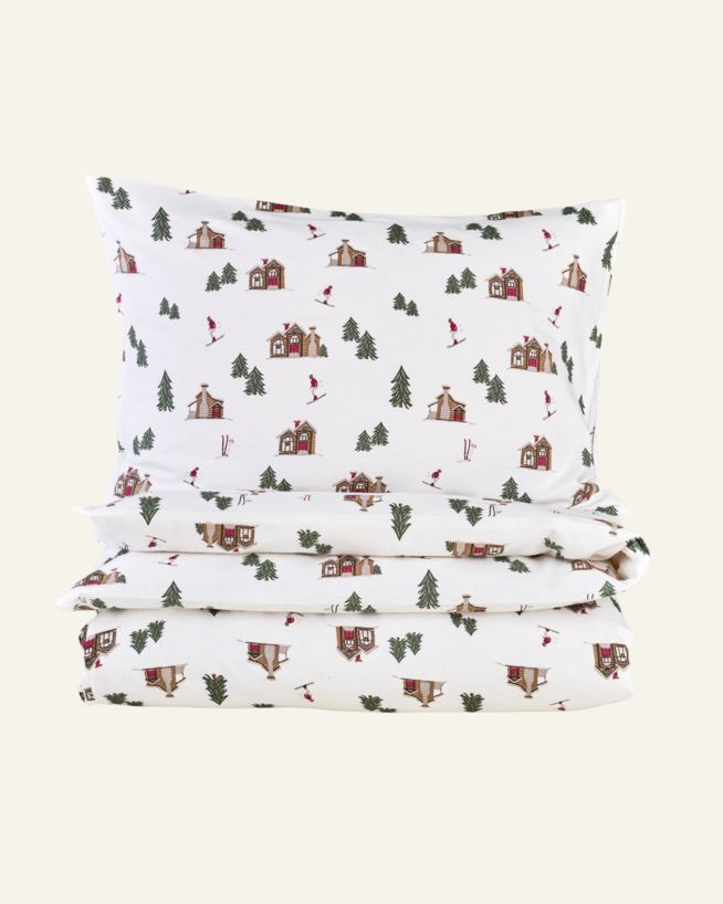 Påslakanset i flanell multi - 230x220+50x60 cm multi - 1