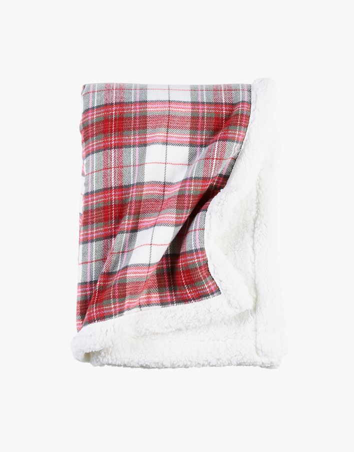 Pläd multi/röd - 130x150 cm multi/röd - 1