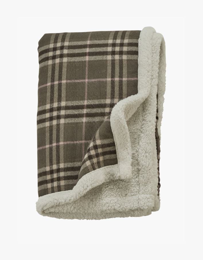 Pläd olivgrön - 130x150 cm olivgrön - 1