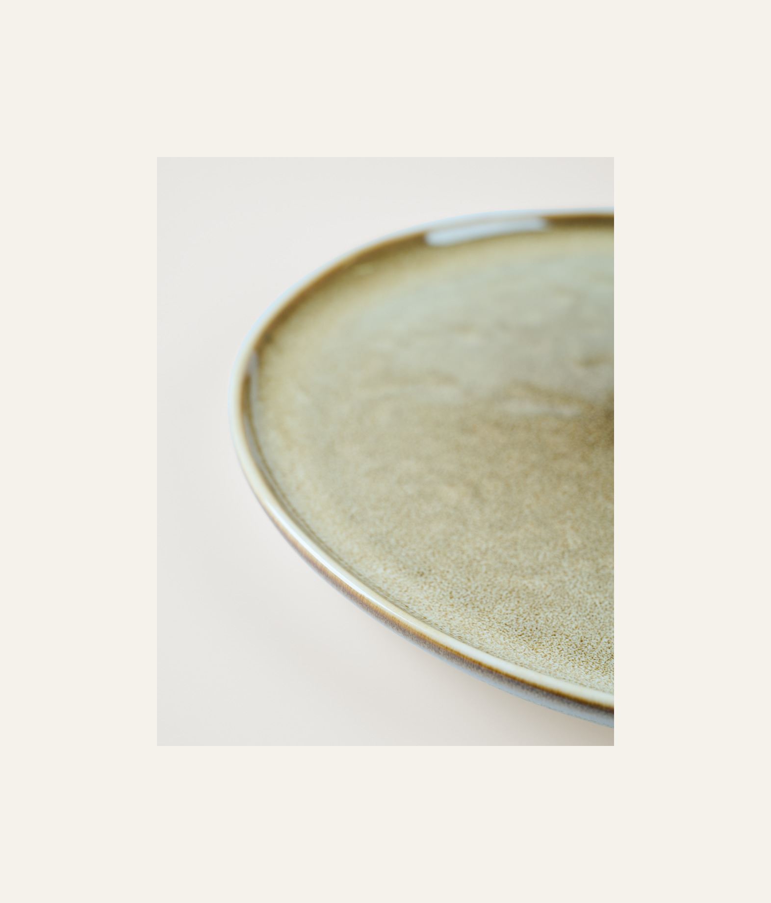 Middagstallrik brun - 3