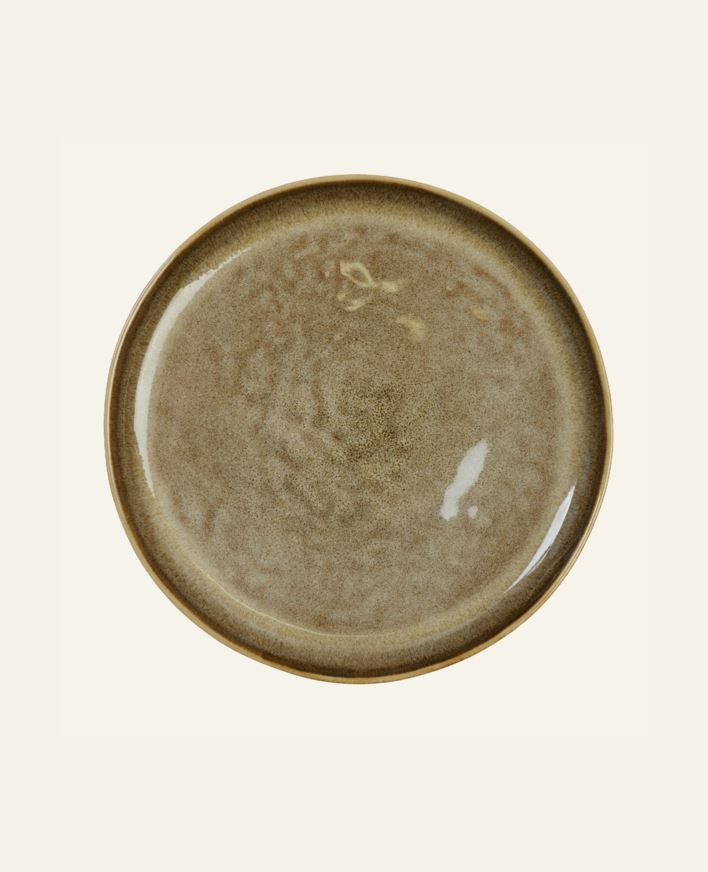 Frukosttallrik brun - ø21 cm brun - 1