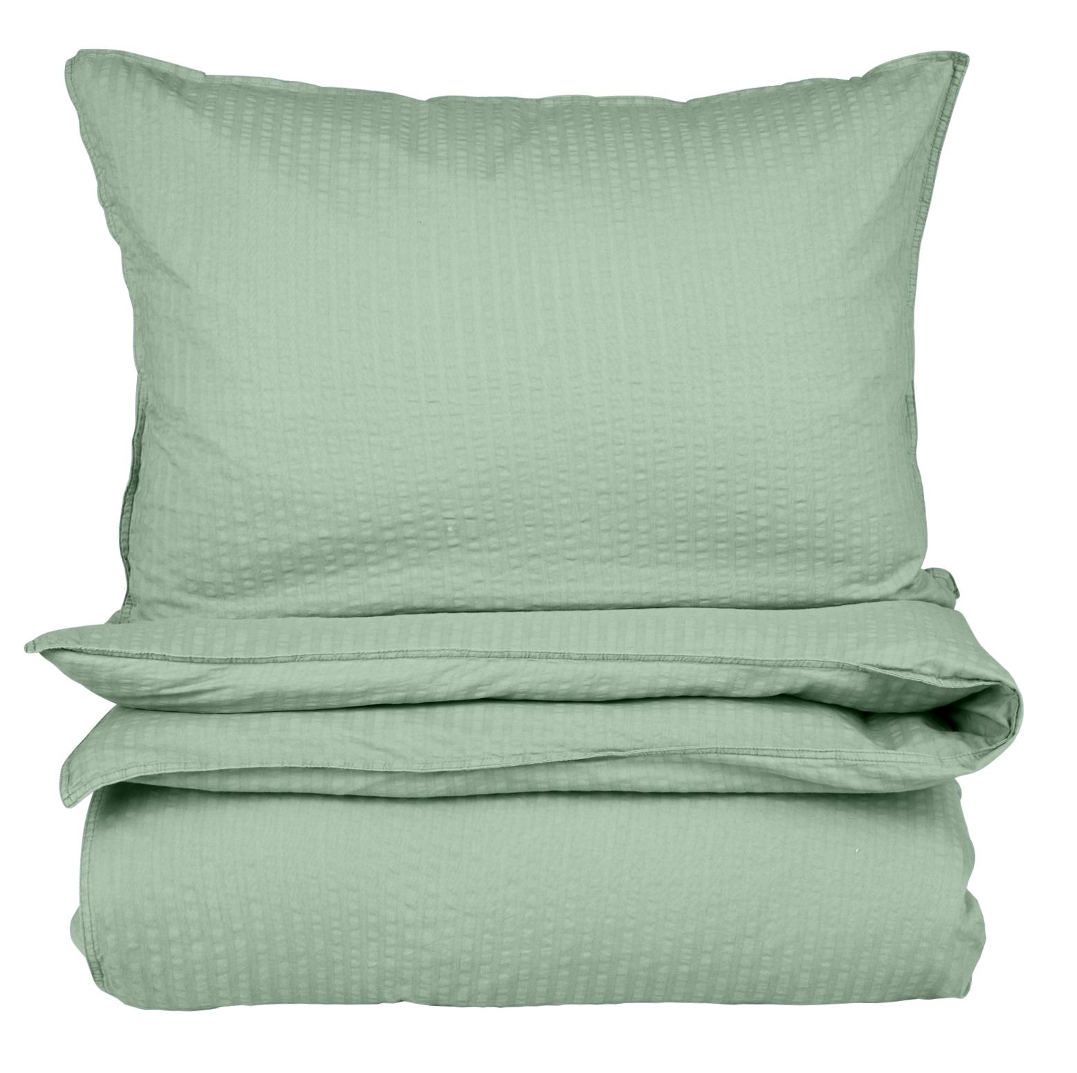 Påslakanset i bäckebölja ljusgrön - 150x210 cm/50x60 cm ljusgrön - 1