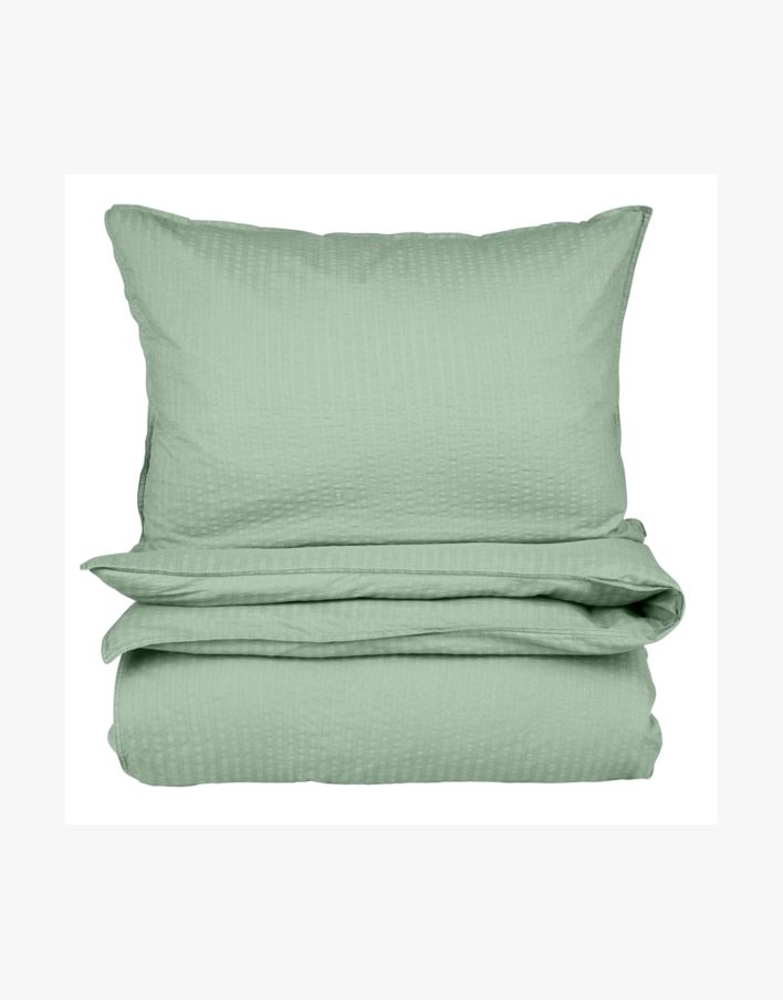 Påslakanset i bäckebölja ljusgrön - 150x210 cm/50x60 cm ljusgrön - 1