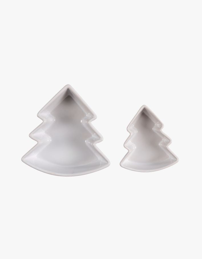 2-pack skålar vit - h 14,4 + 10,7 cm vit - 1