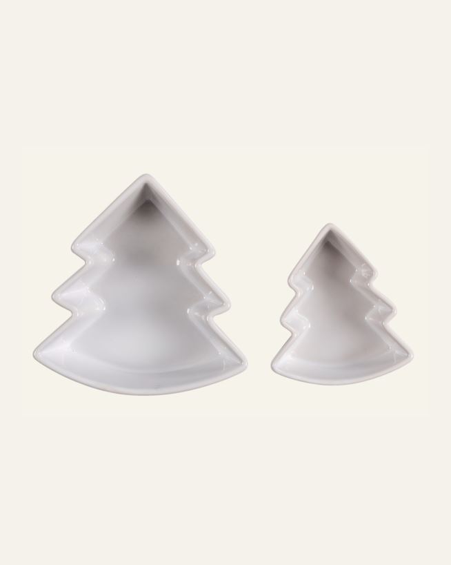 2-pack skålar vit - h 14,4 + 10,7 cm vit - 1
