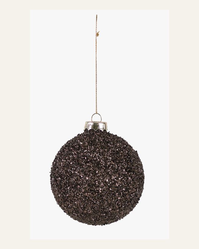 Julgranskula mörkbrun - ø8 cm mörkbrun - 1
