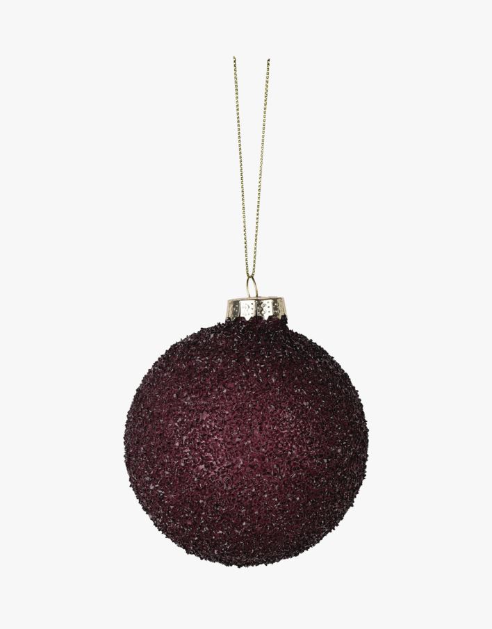 Julgranskula burgundy - ø 8 cm burgundy - 1