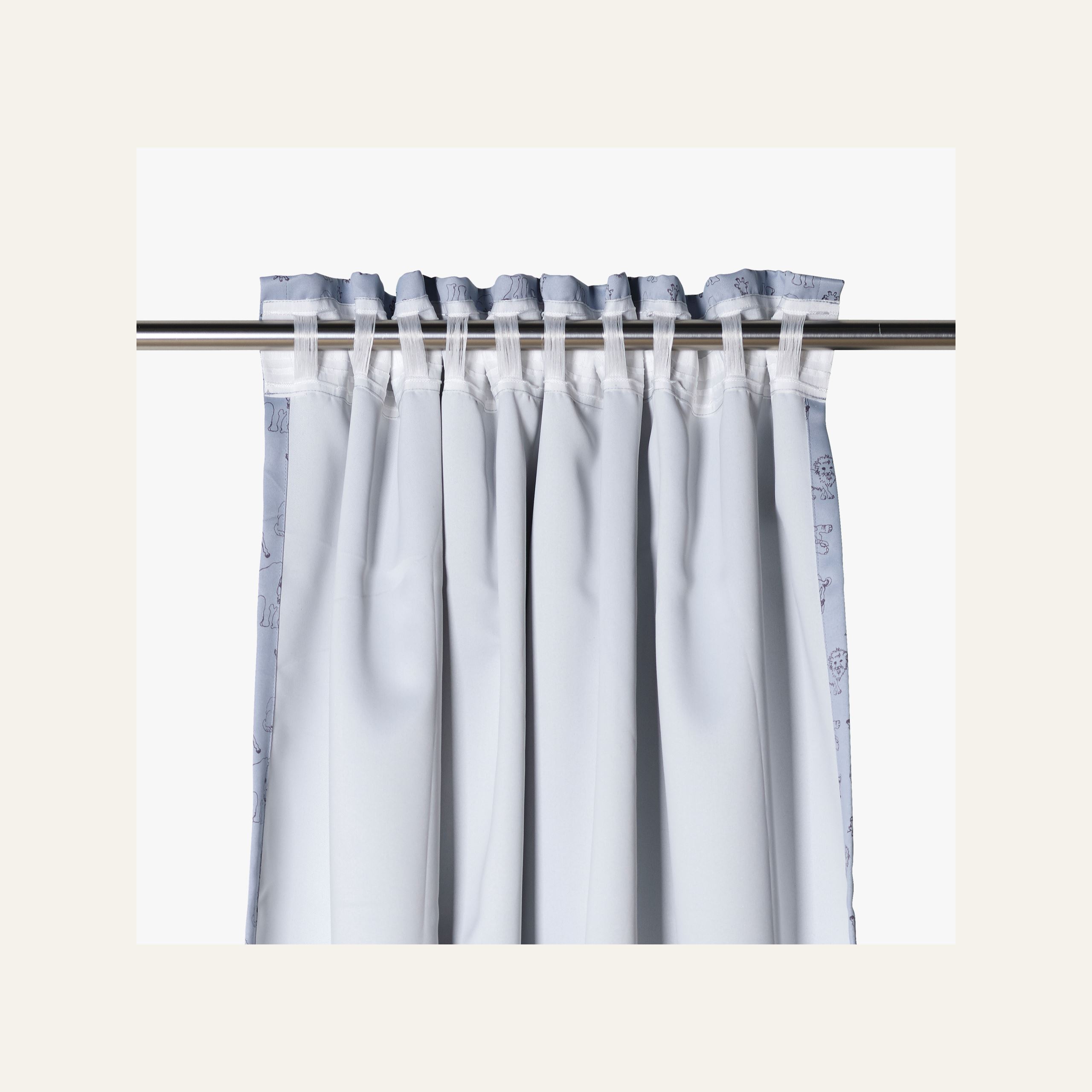 Ljusdämpande gardin ljusblå - 3