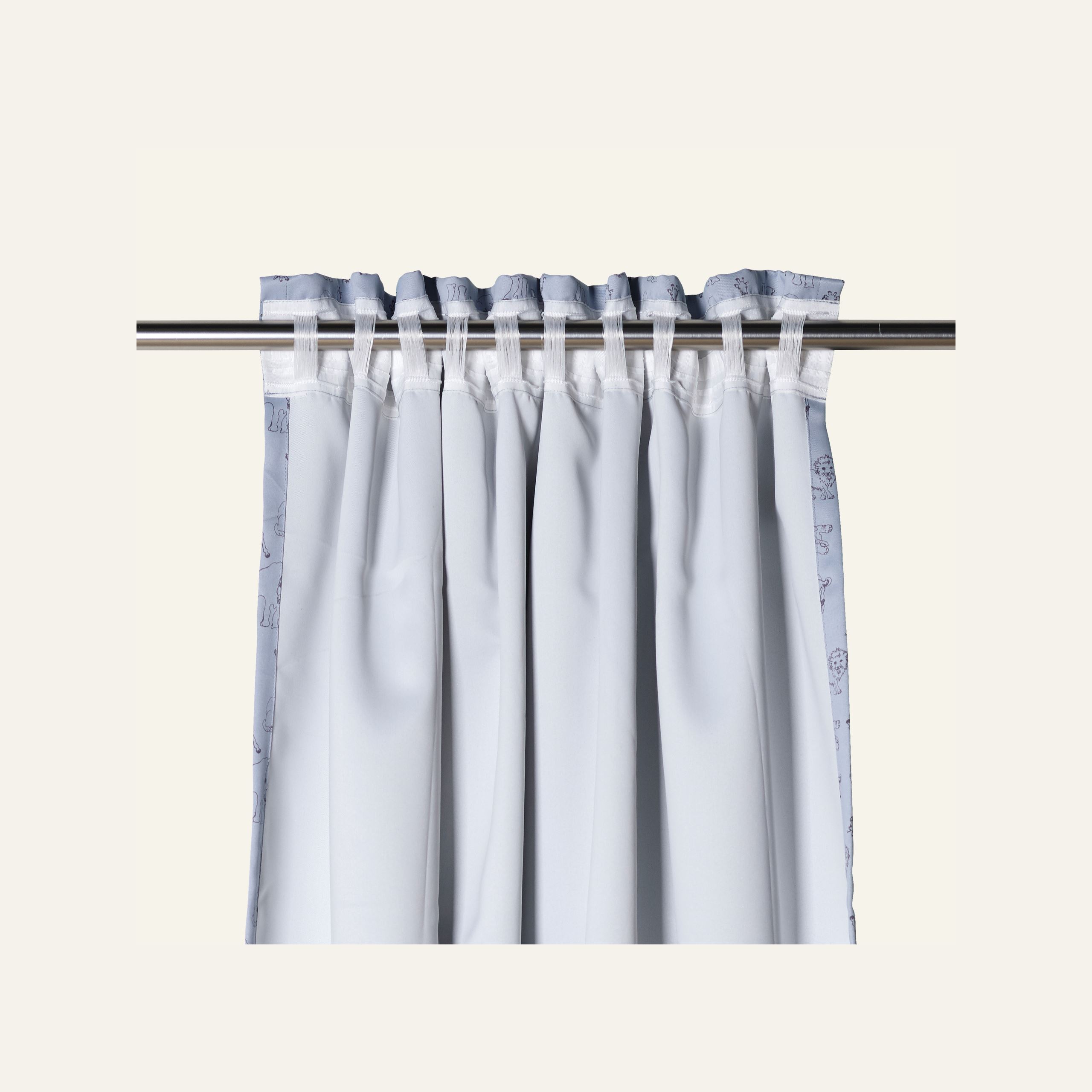Ljusdämpande gardin ljusblå - 3