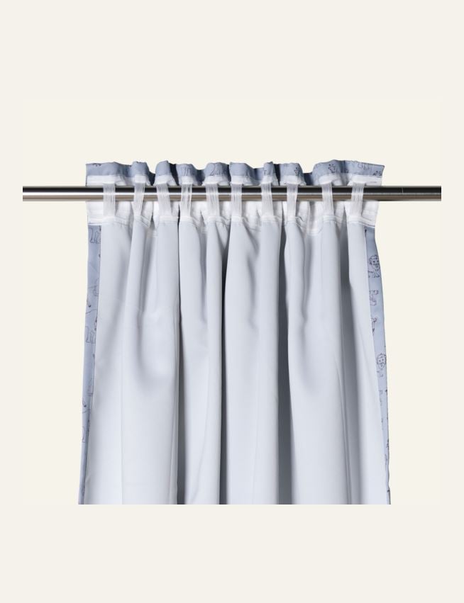 Ljusdämpande gardin ljusblå - 3