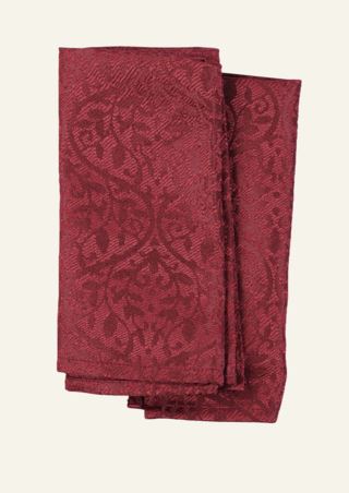 Alicia 2-pack tygservetter röd