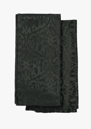 Alicia 2-pack tygservetter julgrön