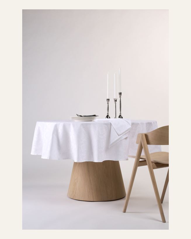 Avtorkningsbar duk vit - ø180 cm vit - 1
